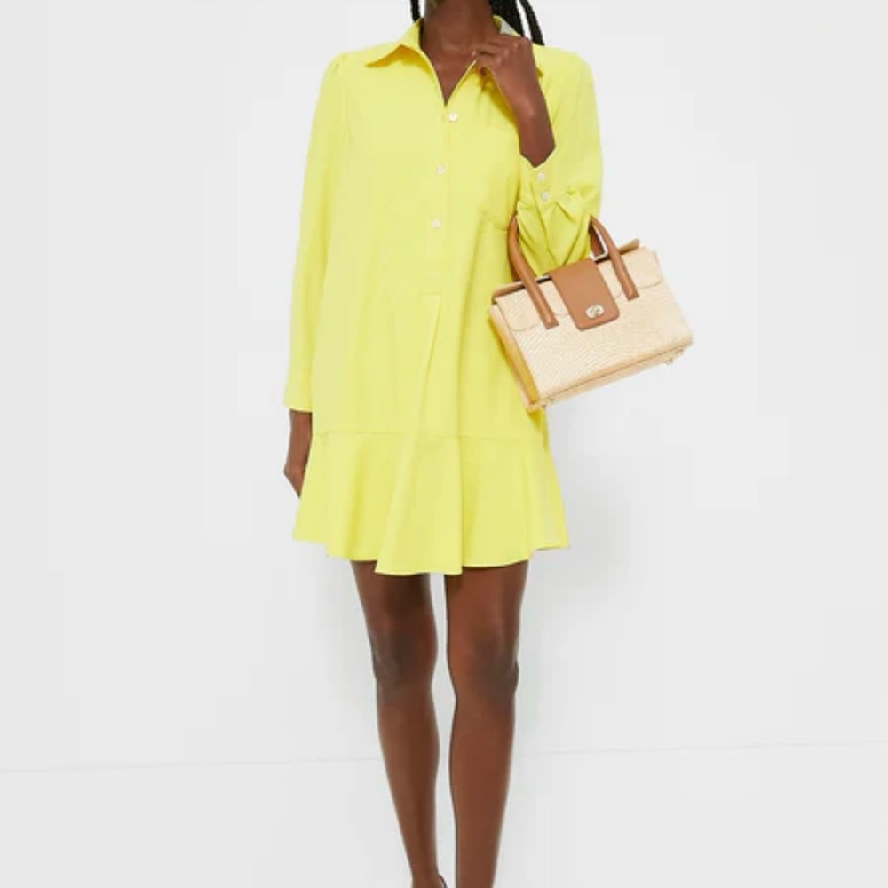 NWT Tuckernuck Callahan Yellow Button-Up Dress
